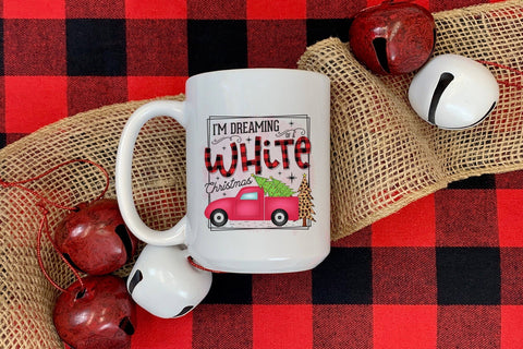 I'm Dreaming of a White Christmas PNG Sublimation Sublimation CraftLabSVG 
