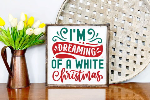 Im dreaming of a white christmas svg design SVG Regulrcrative 