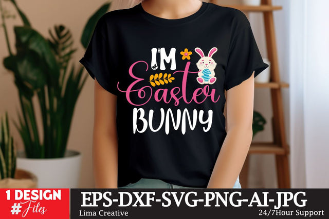 I’m Easter Bunny SVG Cut File, EAster SVG DEsign SVG Insomnia Std 