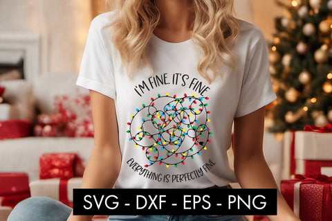 I'm Fine It's Fine Everything Is Perfectly Fine SVG Cut File SVG Freeling Design House 