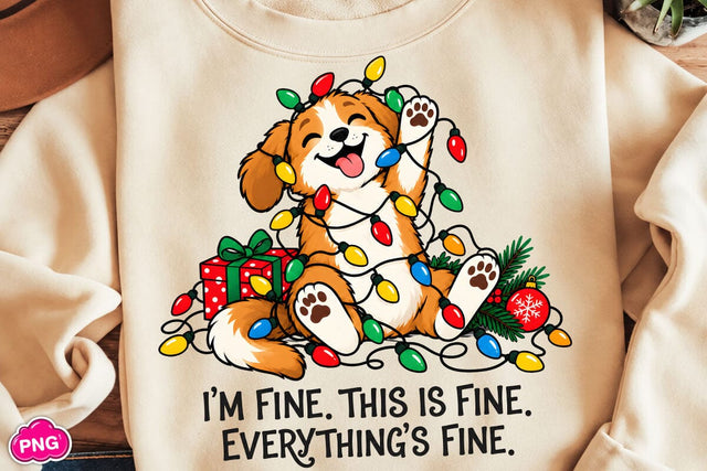 I'm Fine. This Is Fine Sublimation PNG Sublimation DesignPlante 503 