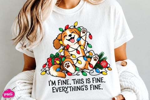 I'm Fine. This Is Fine Sublimation PNG Sublimation DesignPlante 503 