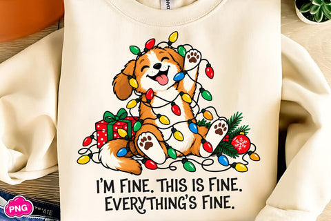 I'm Fine. This Is Fine Sublimation PNG Sublimation DesignPlante 503 