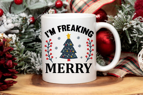 i'm freaking merry SVG Design SVG Regulrcrative 