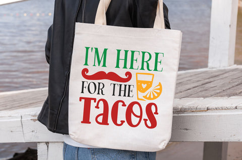 Im here for the tacos SVG design SVG Regulrcrative 