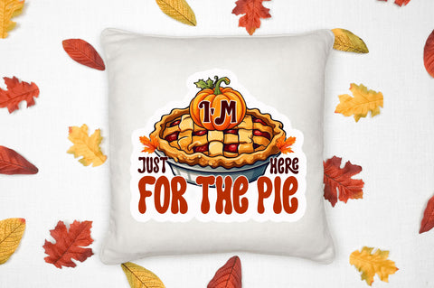 Im just here for the Stickers Design SVG Regulrcrative 