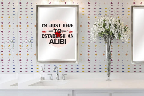 I'm just here to establish my alibi PNG Sublimation Digital File Sublimation Jagonath Roy 