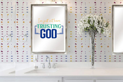 I'm Just Out Here Trusting God Png, Western, Daisy, God Is Love Png, Christian, Christian Design, Sublimation Png, Digital Download Png Sublimation Jagonath Roy 