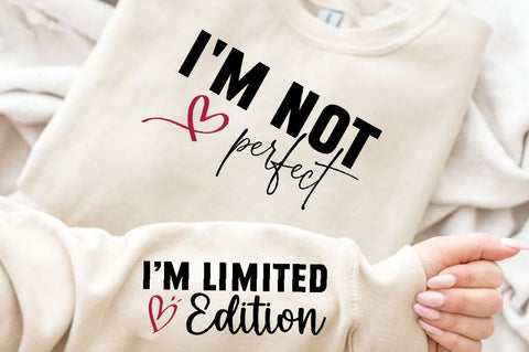 Im Limited Edition Sleeve SVG Design, Inspirational sleeve SVG, Motivational Sleeve SVG Design, Positive Sleeve SVG SVG Regulrcrative 