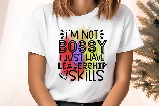 i'm not bossy i just have leadership skills PNG Sublimation Designangry 