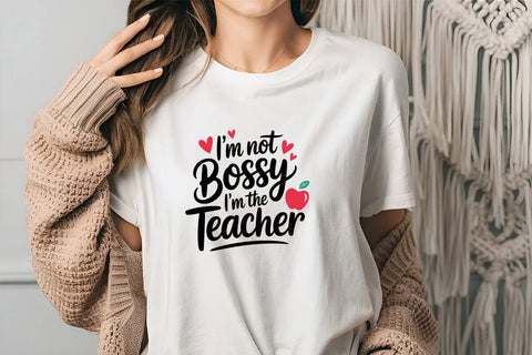 I'm not bossy i'm the teacher SVG Angelina750 