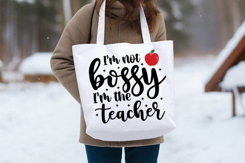I'm not bossy I'm the teacher SVG Design SVG Designangry 