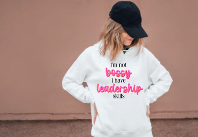 I'm Not Bossy | Leadership Skills SVG | VIP Extended Use License SVG So Fontsy VIP Design Shop
