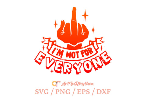 I'm not for everyone svg, Introvert svg SVG Artinrhythm shop 