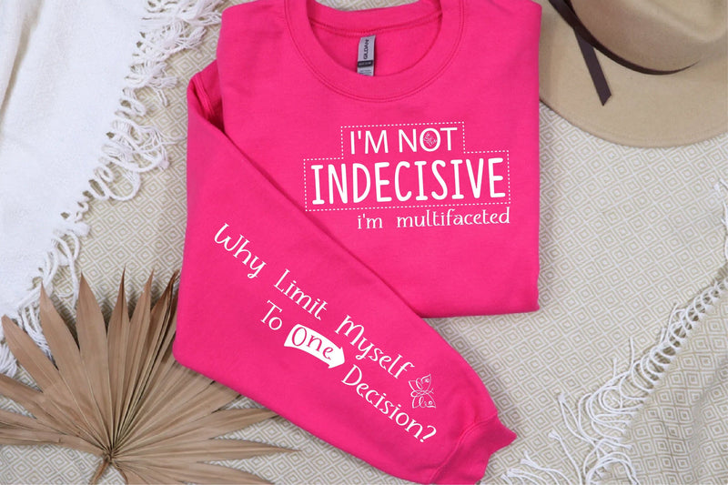 I'M NOT INDECISIVE White SVG Sleeve Design SVG Creativeart88 