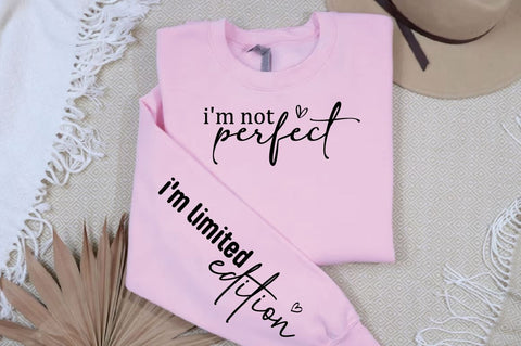 I'm not perfect Sleeve SVG Design SVG Designangry 