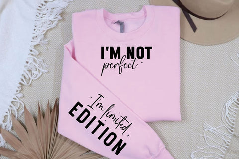 I'm not perfect Sleeve Svg Design- SVG Designangry 