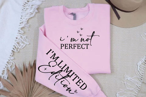 I'm not perfect Sleeve SVG Design SVG Designangry 