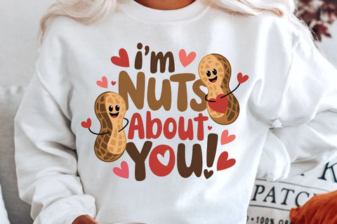 I’m nuts about you Sublimation T-Shirt Design Sublimation Regulrcrative 