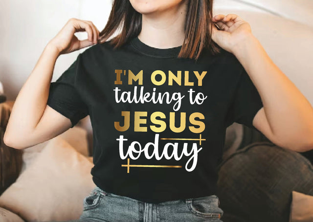 i'm only talking to jesus today svg SVG designstore 
