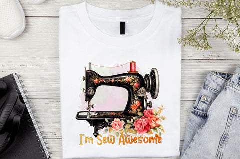Im sew awesome Sublimation Design Sublimation Regulrcrative 