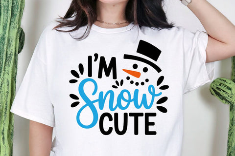 I'm Snow Cute SVG, Christmas, Funny, Snowman, Boy Svg SVG DesignDestine 