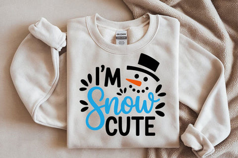 I'm Snow Cute SVG, Christmas, Funny, Snowman, Boy Svg SVG DesignDestine 