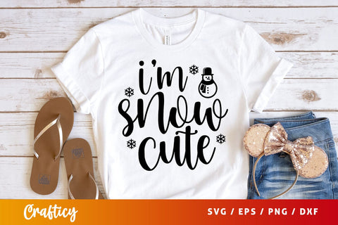 Im snow cute Svg Design SVG Designangry 