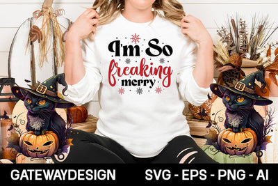 I'm So Freaking Merry svg design SVG designmaster24 