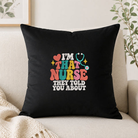I’m That Nurse Embroidery Design – Funny Nurse Quote Machine Embroidery File, Nurse Appreciation Medical Stethoscope Design Embroidery/Applique DESIGNS PatternFeed8 