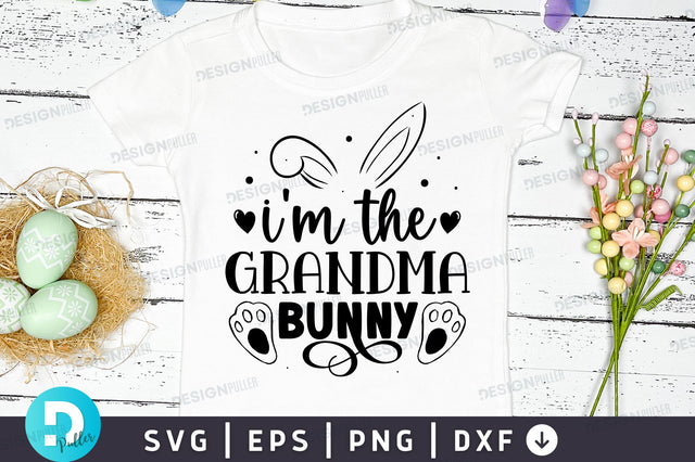 Im the grandma bunny Svg Design SVG Regulrcrative 