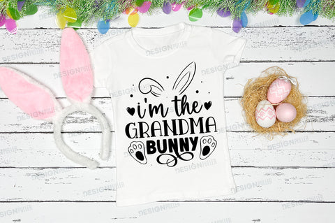 Im the grandma bunny Svg Design SVG Regulrcrative 