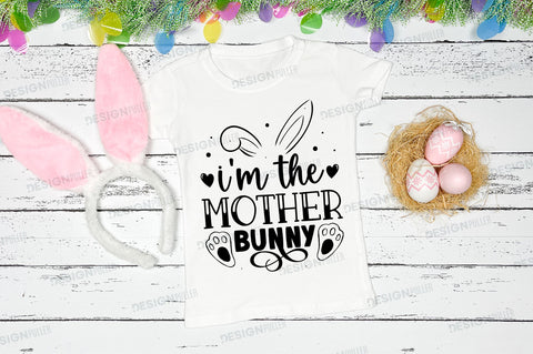 Im the mother bunny Svg Design SVG Regulrcrative 