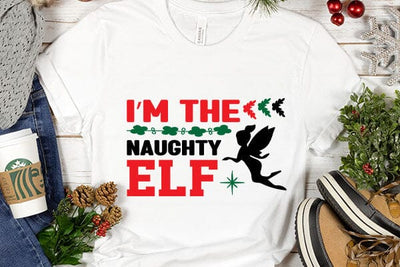 Im the naughty elf SVG Angelina750 