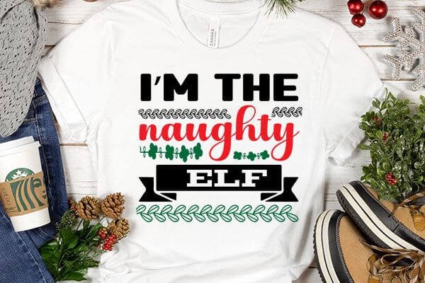im the naughty elf SVG Angelina750 