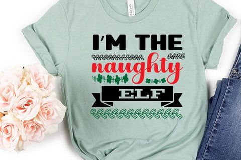 im the naughty elf SVG Angelina750 