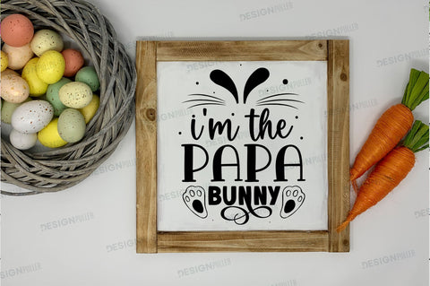 Im the papa bunny Svg Design SVG Regulrcrative 