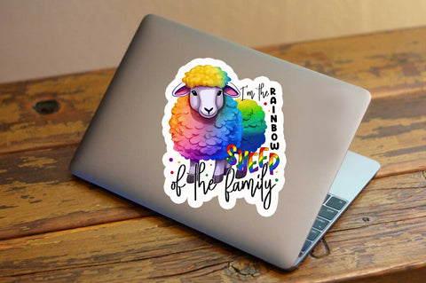 Im the rainbow Sticker Design Sublimation Regulrcrative 