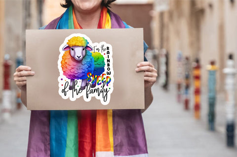 Im the rainbow Sticker Design Sublimation Regulrcrative 