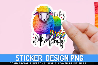Im the rainbow Sticker Design Sublimation Regulrcrative 