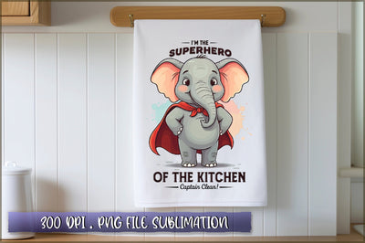 Im the superhero of the kitchen Captain Clean Sublimation Sublimation Shetara Begum 