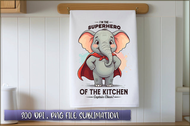 Im the superhero of the kitchen Captain Clean Sublimation Sublimation Shetara Begum 