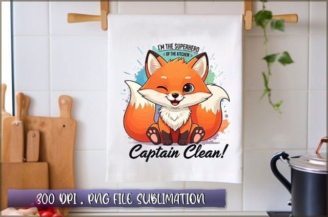 Im the superhero of the kitchen Captain Clean Sublimation Sublimation Shetara Begum 