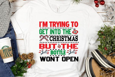 Im trying to get into the Christmas but the bottle wont open SVG Angelina750 