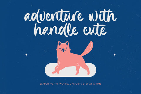 Imagine Sunday - Bold Handwritten Font Font Letterena Studios 