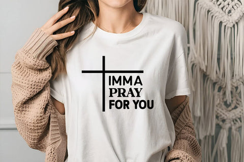 Imma Pray For you SVG Angelina750 