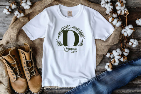 Imperial Crest Split Monogram – Royal Serif Font for Elegant Personalized Designs Font Dm Letter Studio 