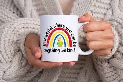 In a world where you can be anything be kind svg design SVG Regulrcrative 