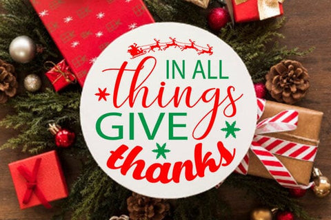 In all things give thanks SVG Angelina750 