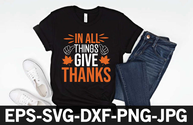 In All Things Give Thanks svg SVG designer krishna 